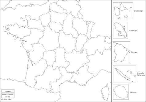 Attention, je ne vous demande pas de les apprendre mais de savoir ou elles doivent être placées. Régions De France Carte Vierge