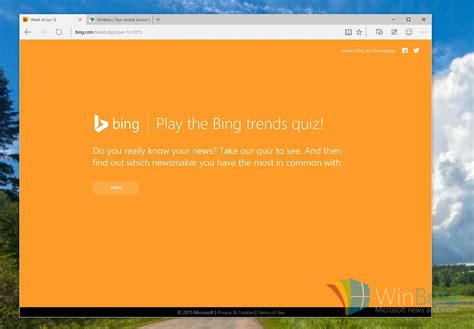 Bing Trends Quiz