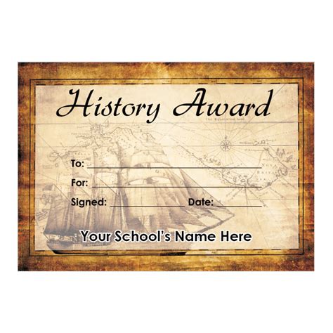 History Certificate Set 1 For Teachers