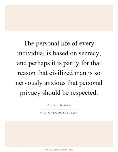 The Personal Life Of Every Individual Is Based On Secrecy And