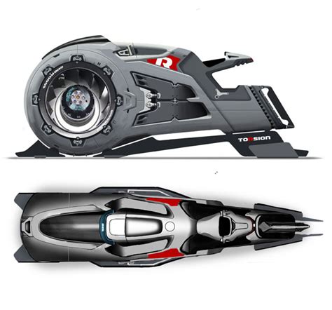 Beast Futuristic Hover Jet Bike Concept Is Powered By Just A Radial