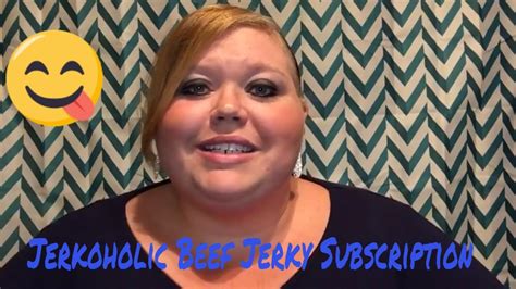New Subscription Jerkoholic Beef Jerky Unboxing Yum 😋 Youtube