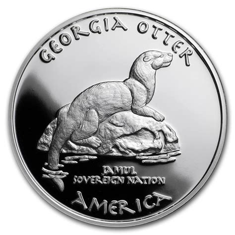 Buy 2017 1 Oz Silver Proof State Dollars Cherokee Georgia Otter Apmex