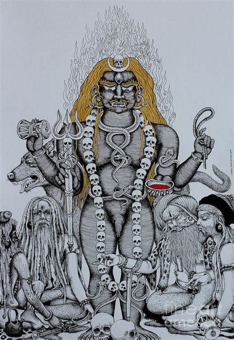 Conversation About Bhairava Art Print By Vrindavan Das In 2020 Shop