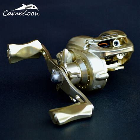 Camekoon Aluminum Body Saltwater Baitcast Fishing Reel Gear