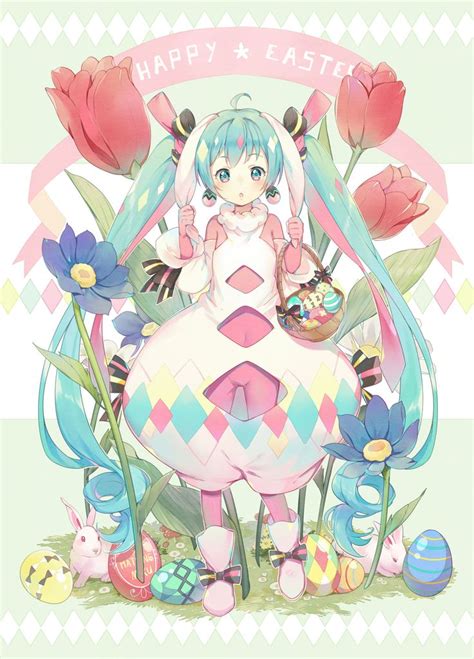Easter Miku Ekita玄 の漫画 Pixiv Hatsune Miku Vocaloid Miku