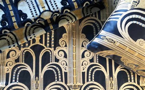 The Patterns Of Art Deco Fabrics Modernity And Elegance Reloaded