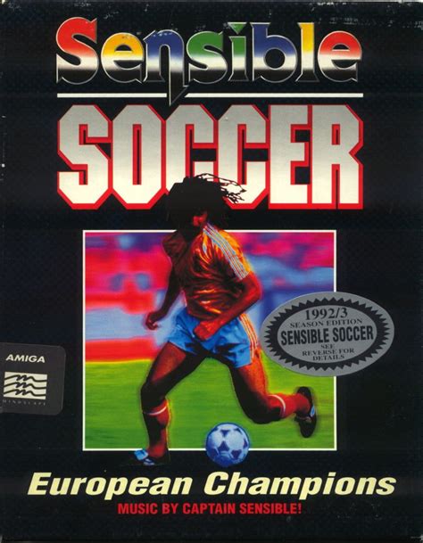 Sensible Soccer European Champions 9293 Edition 1992 Amiga Box