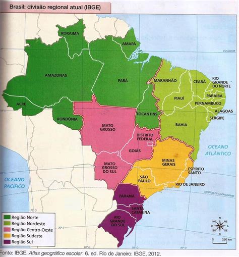 Top 19 Mejores Mapa Do Brasil Dividido Em Regiões En 2022