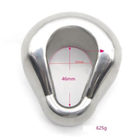 New Oval Ball Stretcher Weight Testicle Weights Stainless Scrotum Stretchers Ebay