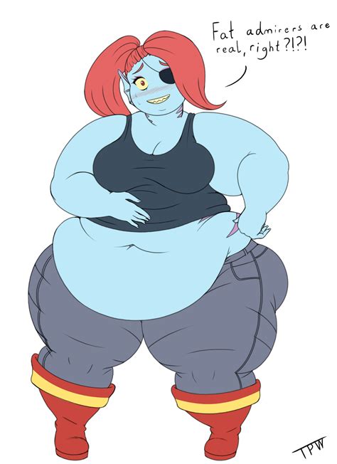 Undyne By Thepervertwithin Body Inflation Body Inflation Fictional Characters Know Your Meme