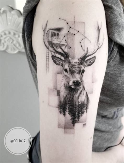 State Of The Art Fine Line Realistic Tattoos By Zlata Kolomoyskaya Kickass Things Deer