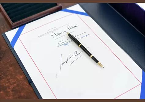 Poster Print Of The Signatures Of House Speaker Nancy Pelosi