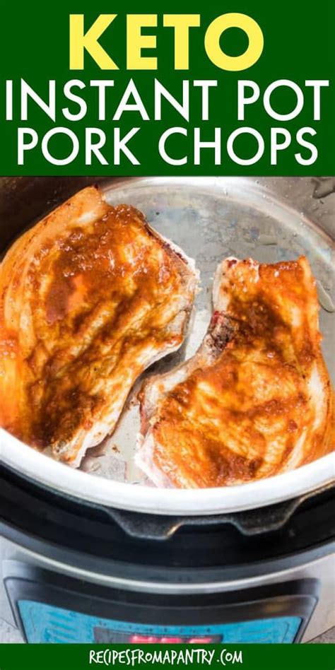 It's not dry or rubbery at all! You are going to LOVE this easy Instant Pot Pork Chops ...