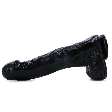 11 Inch Huge Dildo Thick Large Width Dong Realistic Black Cock Big Sex