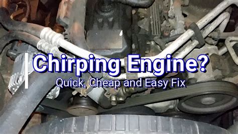 Fast Cheap Easy Fix For Chirping Noise Under The Hood Of Your Wrangler