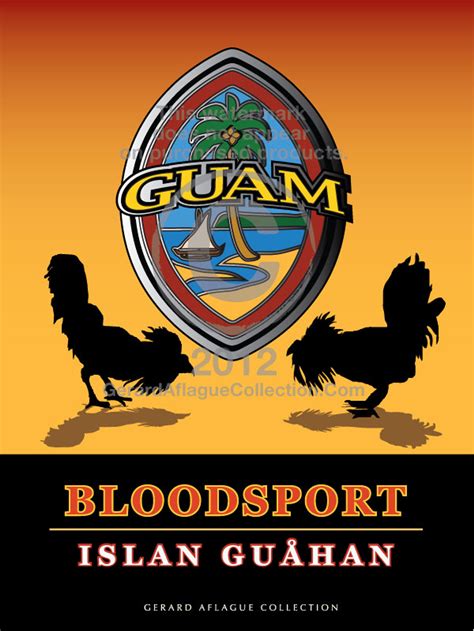 Modern Guam Seal Poster 18x24