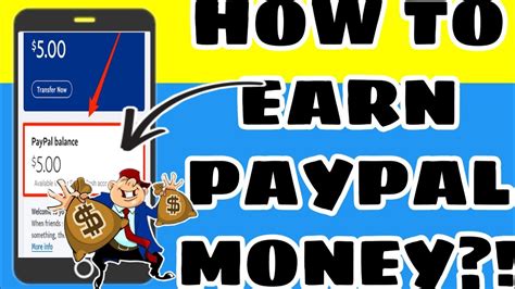 How To Earn Paypal Money Earn Money Online Minimum
