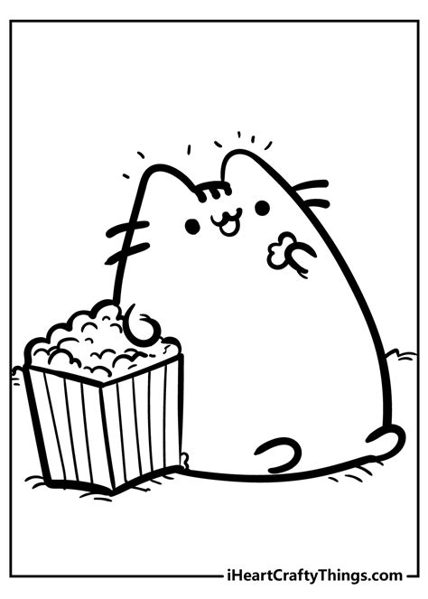 Coloring Pages Of Pusheen The Cat