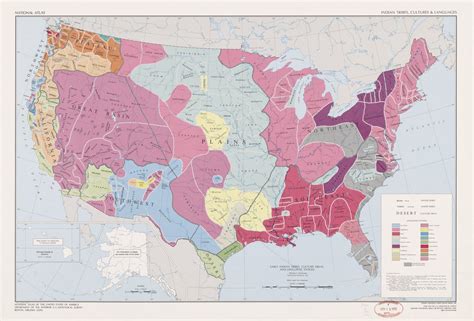 National Atlas Indian Tribes Cultures And Languages
