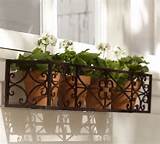 Pictures of Wrought Iron Window Flower Boxes