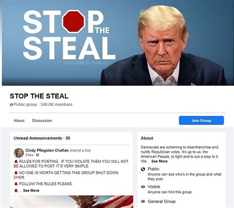 Facebook Removes 365k Member Pro Trump Group Calling For Violence
