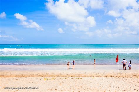 Kuta Beach Is Located On The Western Side Of The Island S Narrow Isthmus And Is Considered Bali