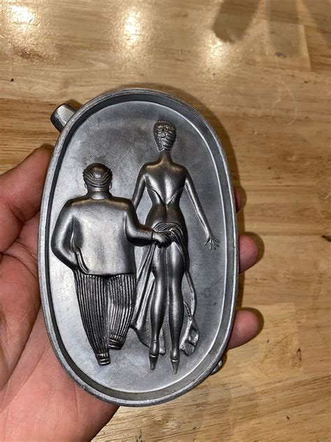 Ash Tray Burlesque Speakeasy Saloon Nsfw Nude Collector Metal Cigar Aficionado Ebay