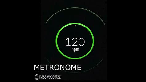 120 Bpm Beats Per Minute Metronome Click Track Hiq Youtube
