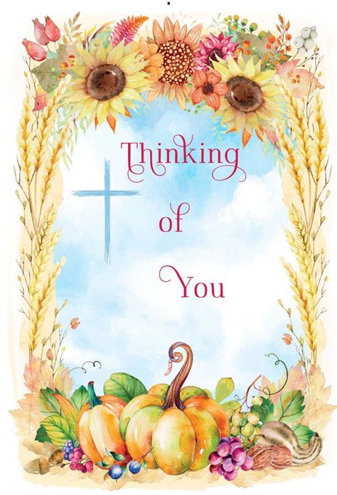 Thinking of You  Religious Cards  AO92 Pack of 12 2 designs