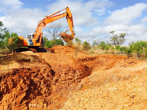 Gambar Merah Tanah Mesin Mesin Bahan Australia Bumi Alat