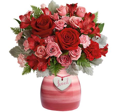 Telefloras Playfully Pink Bouquet Va85ta · Teleflora Valentines