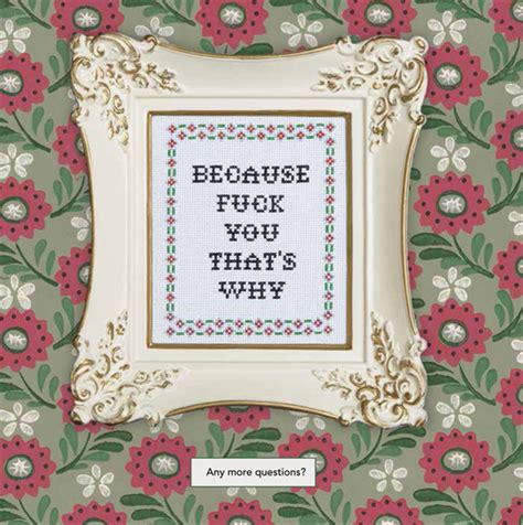 rude cross stitch comes to your very own fingertips design galleries paste