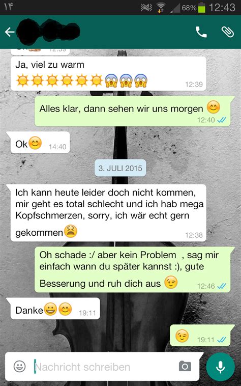 Steht vor dem ß ein. was glaubt ihr, habe ich noch eine Chance oder hat sie ...