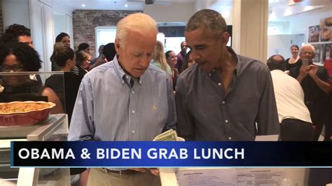 Barack Obama Joe Biden Spotted Having Lunch At Dc Bakery Abc11