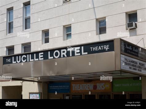 Lucille Lortel Theatre On Christopher Street Greenwich Village New York USA Stock Photo Alamy
