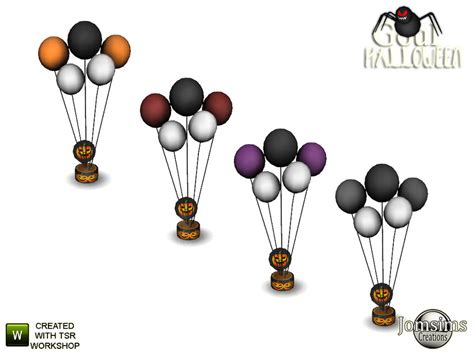 The Sims Resource Goul Halloween 2020 Small Balloons Deco