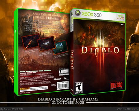 Diablo 3 Xbox 360 Box Art Cover By Grahamz