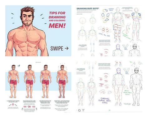 Damnthingguy Tutorial On How To Draw Buff Guys Buff Guys How To Draw Muscles Male Art Reference