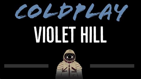 Coldplay Violet Hill Cc Karaoke Instrumental Lyrics Youtube Music