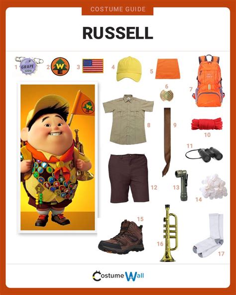 Dress Like Russell Russell Up Costume Up Halloween Costumes Pixar