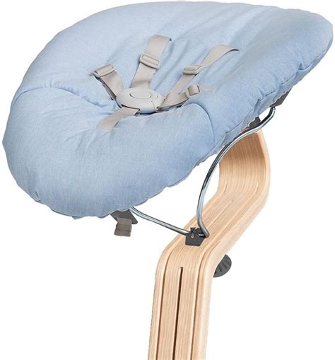 Nomi Baby Base 20 Bouncer Gray With Blue Cushion