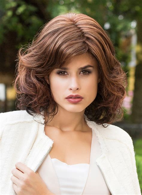 Natural Wavy Look Synthetic Hair Bob Style Wigs