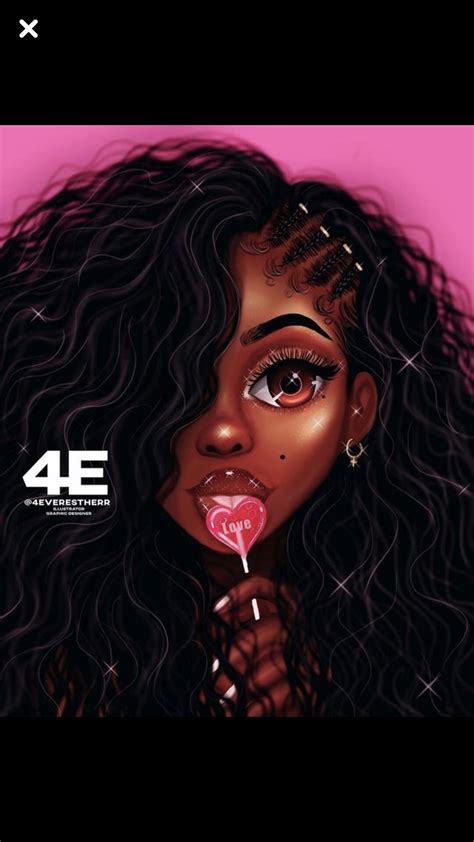 Pin By Amia Sharnae On Black Women Art Black Love Art Drawings Of