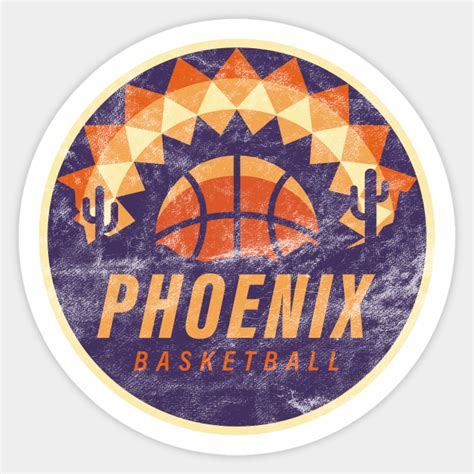 Cool Phoenix Suns Vintage Basketball Logo Redesign Phoenix Suns