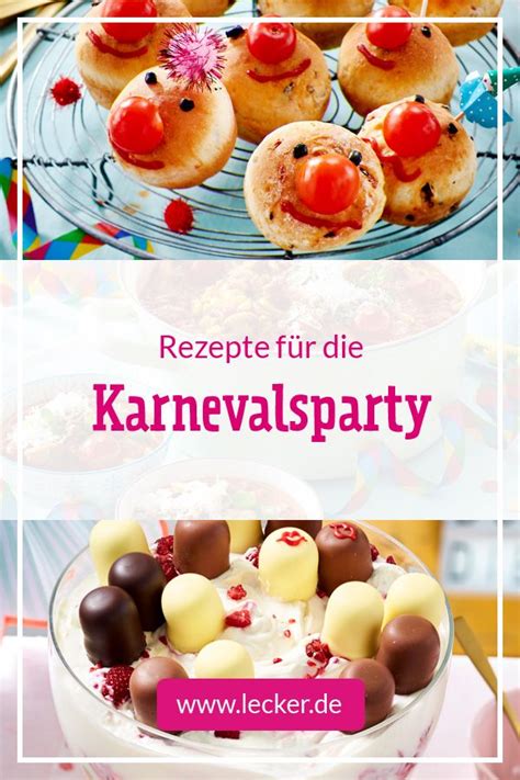 Karneval bunte Rezepte fürs Buffet LECKER