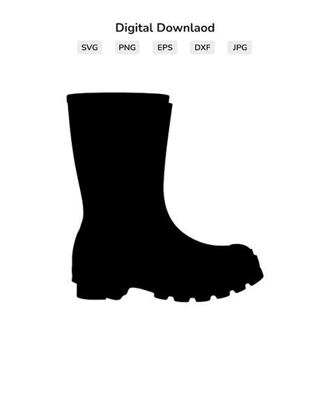Boots Svg Boots Silhouette Boots Svg Bundle Boots Svg Design Boots Cut