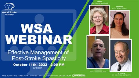 Effective Management Of Post Stroke Spasticity World Stroke Academy