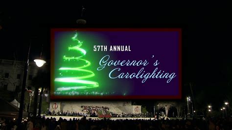 57th Annual Governors Carolighting Scetv Specials All Arts