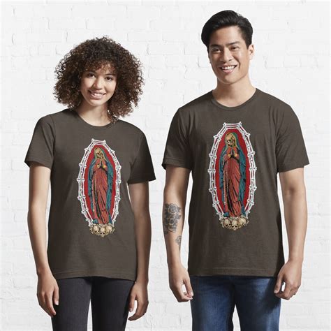 Santa Muerte T Shirt For Sale By Zugart Redbubble Santa Muerte T